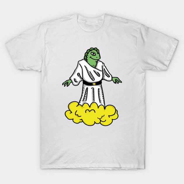 Dios Reptil T-Shirt by moriresnacer